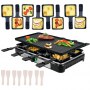 Adler | AD 6616 | Raclette - electric grill | Table | 1400 W | Black/Stainless steel - 15